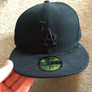 Dodgers Cap Black 7 5/8 fit